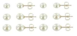 LOT BO OR JAUNE 750/00  AKOYA JAPON 5MM / 6MM / 7MM SEMI-RONDE