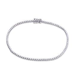 BRACELET OR GRIS 750/00 1.78g 95 DIAMANT 1.32 D1.32(93) G1.78
