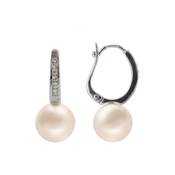 BO OR GRIS 750/00 PERLE DE CULTURE EAU DOUCE CHINE 9,5/10MM