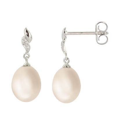 BO OR GRIS 750/00 PERLE DE CULTURE EAU DOUCE CHINE 8/8,5MM