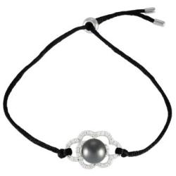 BRACELET ARGENT 925/00 0.17g EAU DOUCE CHINE 4,5/5MM BAROQUE MULTICOLORE