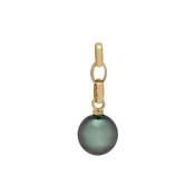 PENDENTIF OR JAUNE 750/00 PERLE DE CULTURE MERS DU SUD TAHITI