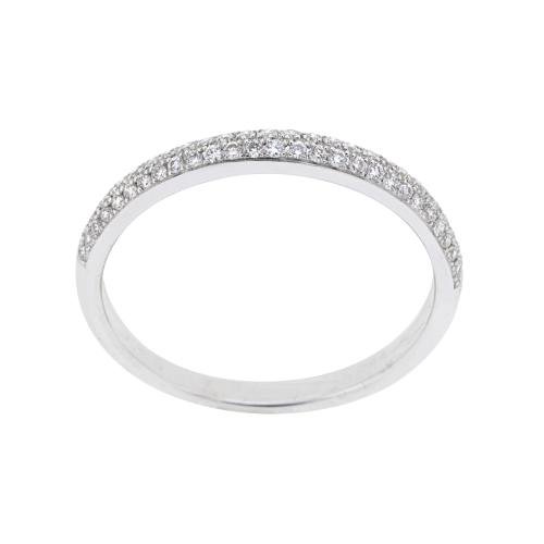 BAGUE OR GRIS 750/00 D0.21(54) G1.53