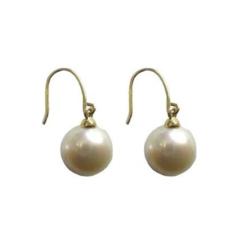 BO OR JAUNE 750/00 0.79g EAU DOUCE CHINE 11/12MM BOUTON BLANCHE