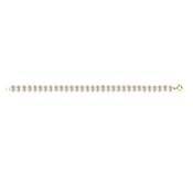 BRACELET OR JAUNE 750/00 PERLE DE CULTURE EAU DOUCE CHINE 7/7,5MM