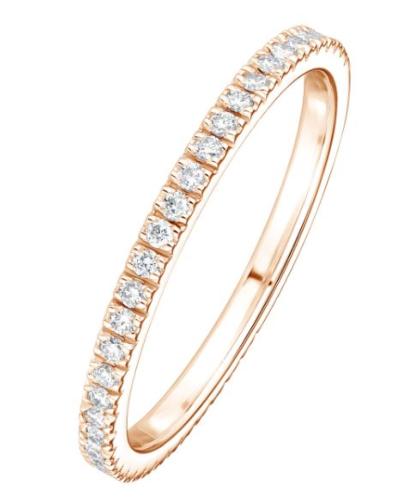 BAGUE OR ROSE 750/00D0.12(25) G1.25