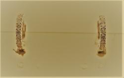BO OR ROSE 750/00 2.40g 14 DIAMANT 0.47 BLANC