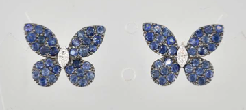 BO OR GRIS 750/00 SAPHIR DIAMANT S0.65(64) D0.02(4) G2.08 MA