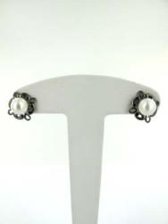 BO ARGENT 925/00 1.40g EAU DOUCE CHINE 6,5/7MM SEMI-RONDE BLANCHE