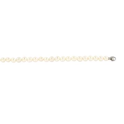 COLLIER OR GRIS 750/00 PERLE DE CULTURE AKOYA JAPON 8/8,5MM