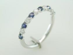 BAGUE OR GRIS 750/00 S0.39(6) D0.29(5) G1.90