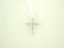 PENDENTIF OR GRIS 750/00 D0.33 G0.95