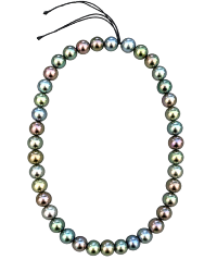 CHOKER MERS DU SUD TAHITI 8.5/10MM SEMI-RONDE LONGEUR 41 CM