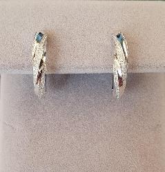 BO OR GRIS 750/00 5.32g DIAMANT 0.37CT