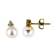 BO OR JAUNE 750/00 PERLE DE CULTURE EAU DOUCE CHINE 7/7,5MM