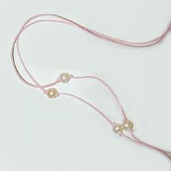 SAUTOIR EAU DOUCE CHINE 9/10MM CERCLEE NATURELLE