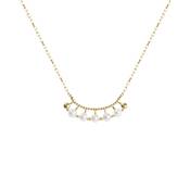 COLLIER OR JAUNE  750/00 PERLE DE CULTURE AKOYA JAPON