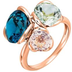 BAGUE OR ROSE 750/00 BLT4.05 GAM1.71 MG0.77 G5.03