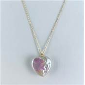 COLLIER OR JAUNE 750/00 +PEND COEUR