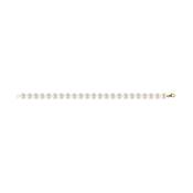 BRACELET OR JAUNE 750/00 PERLE DE CULTURE EAU DOUCE CHINE 5,5/6MM