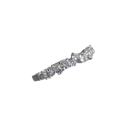 BAGUE OR GRIS 750/00 D0.70(12) G2.60