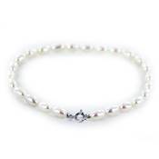 BRACELET OR GRIS 375/00 EAU DOUCE 