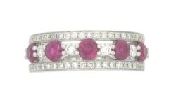 BAGUE OR 750/00 7.89g 59 DIAMANT 1.38CT T54