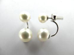 BO ARGENT 925/00 1.00g EAU DOUCE CHINE 6/8,5MM BOUTON BLANCHE
