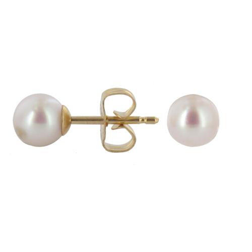 BO OR JAUNE 375/00 0.32g EAU DOUCE CHINE 7/7,5MM SEMI-RONDE BLANC
