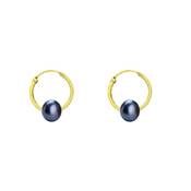 BO OR JAUNE 375/00 EAU DOUCE BAROQUE NOIRE 6,5/7MM