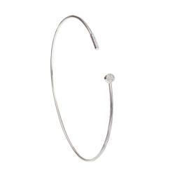 BRACELET OR GRIS 750/00 2.20g 12 DIAMANT ROND 0.07CT