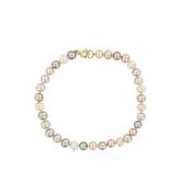 BRACELET OR JAUNE 750/00 PERLE DE CULTURE EAU DOUCE CHINE 4,5/5MM