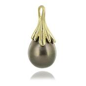 PENDENTIF OR JAUNE 750/00 PERLE DE CULTURE MERS DU SUD TAHITI