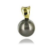 PENDENTIF OR JAUNE 750/00 PERLE DE CULTURE MERS DU SUD TAHITI