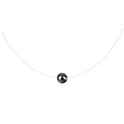 COLLIER OR JAUNE 750/00 PERLE DE CULTURE MERS DU SUD TAHITI