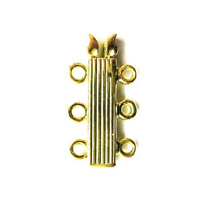 FERMOIR OR JAUNE 750/00 MONTURE 