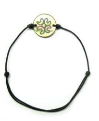 BRAC NACRE FLEUR 14MM+COTON