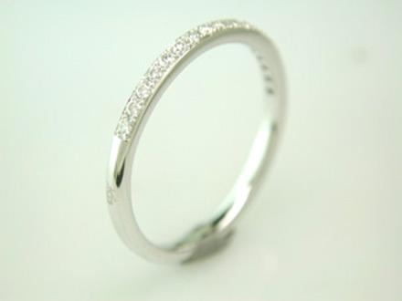 BAGUE OR ROSE 750/00 1.95g DIAMANT 0.19CT T54