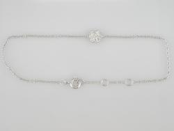 BRACELET OR GRIS 750/00 DIAMANT D0.17(9) G1.33