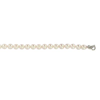 COLLIER OR GRIS 750/00 PERLE DE CULTURE AKOYA JAPON 8,5/9MM