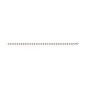 BRACELET OR GRIS 750/00 PERLE DE CULTURE EAU DOUCE CHINE 5/5,5MM