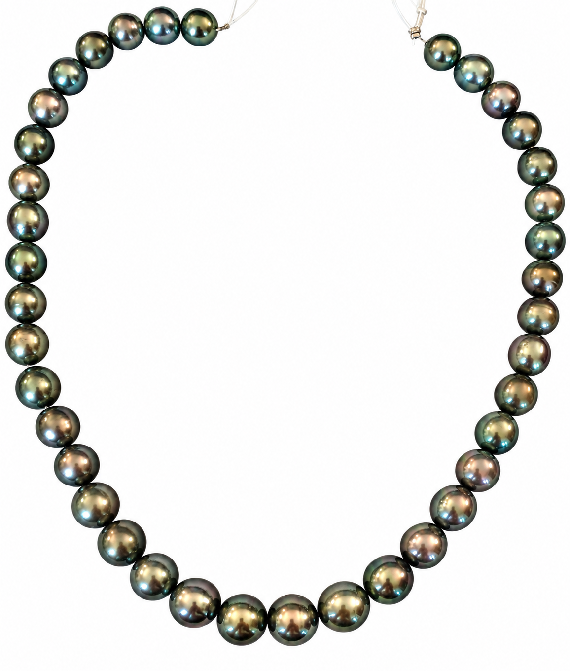 CHOKER MER DU SUD TAHITI 9/10MM SEMI-BAROQUE LONGUEUR  42 CM