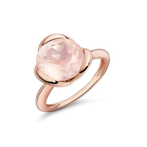 BAGUE OR ROSE 750/00 QUARTZ ROSE 2.88 G3.61