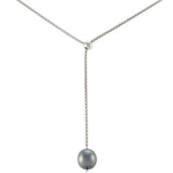 COLLIER ARGENT 925/00 3.60g MERS DU SUD TAHITI 10/11MM CERCLEE ARGENT