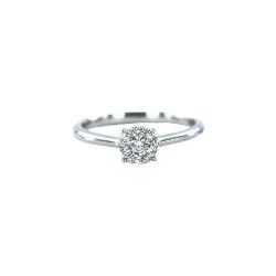 BAGUE OR GRIS 750/00 D0.21(13) G2.80