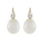 BO OR JAUNE 375/00 PERLE DE CULTURE EAU DOUCE CHINE 6/6,5MM