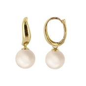 BO OR JAUNE 750/00 PERLE DE CULTURE EAU DOUCE CHINE 9/9,5MM