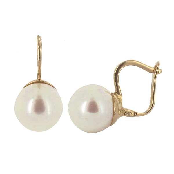 BO OR JAUNE 750/00 1.15g EAU DOUCE CHINE 7/7.5MM SEMI-RONDE BLANCHE