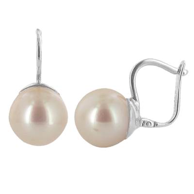 BO OR GRIS 750/00 PERLE DE CULTURE EAU DOUCE CHINE 9/9,5MM