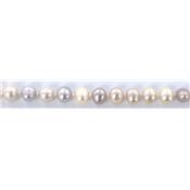 COLLIER OR JAUNE 750/00 PERLE DE CULTURE EAU DOUCE CHINE